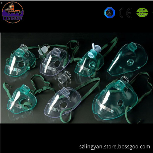 Adult elongated medical oxygen facial mask for male/female
